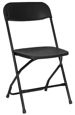 Hardware Store USA | BLK Plas Folding Chair | Pack Of 10