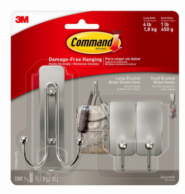 Hardware Store USA | 3PK LG/SM BN Hook