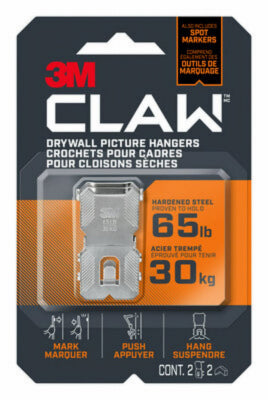 Hardware Store USA | 3M Claw 5PK 65LB Hanger