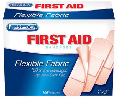 Hardware Store USA | 100CT 1x3 Fab Bandage