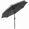 Hardware Store USA | FS 9' ALU GRY Umbrella