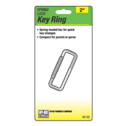 Hardware Store USA | Spr Lock Key Ring | Pack Of 5