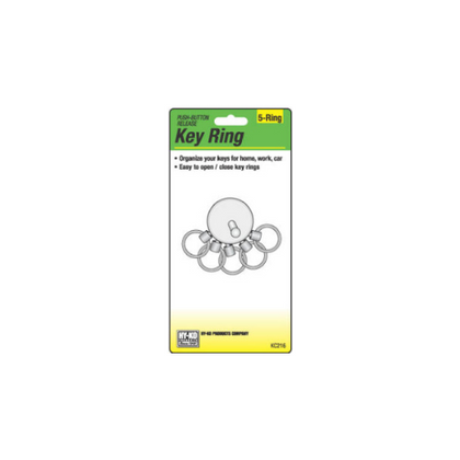 Hardware Store USA | Key Release Key Ring | Pack Of 5