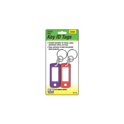 Hardware Store USA | 2PK Key Tag/Swiv Ring | Pack Of 5