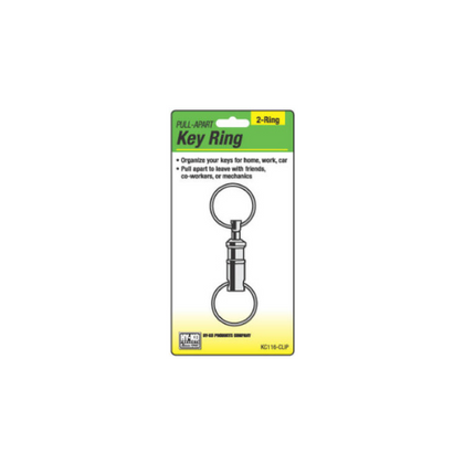 Hardware Store USA | SLV Pull Apart Key Ring | Pack Of 12