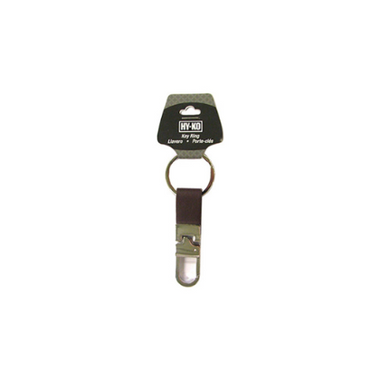 Hardware Store USA | BRN LTHR Key Ring | Pack Of 3