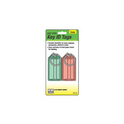 Hardware Store USA | 2PK Key Tag/Split Ring | Pack Of 5