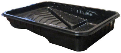 Hardware Store USA | 9IN BLK VLEG THRM TRAY | Pack Of 25