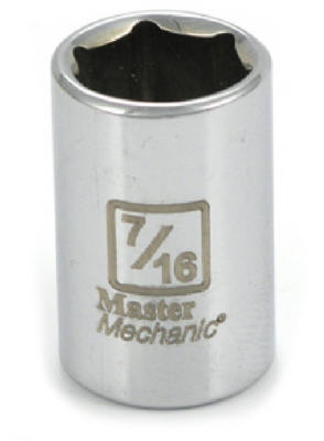 MM1/4DR 7/16 6PT Socket
