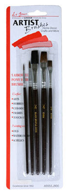 Hardware store usa |  5PC Artist Brush Set | A555 | LINZER/AMERICAN BRUSH
