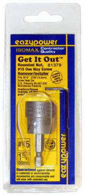 Hardware store usa |  #15 1 Way Screw Remover | 81379 | EAZYPOWER CORP