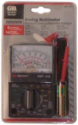 Hardware store usa |  14 Range Analog Meter | GMT-318 | ECM INDUSTRIES LLC