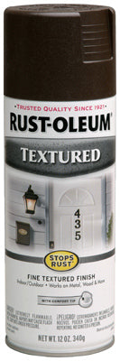 Hardware store usa |  12OZ DK BRN Text Paint | 241255 | RUST-OLEUM