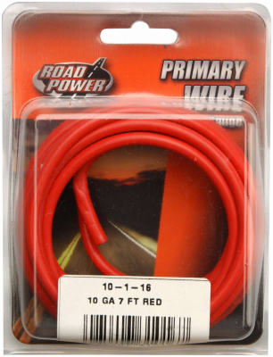 Hardware store usa |  7'10GA RED Primary Wire | 55672133 | SOUTHWIRE COMPANY LLC