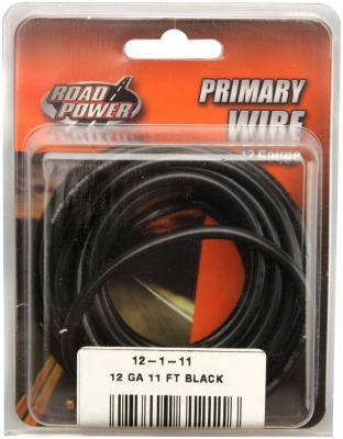 Hardware store usa |  11' BLK 12GA Prim Wire | 55671333 | SOUTHWIRE COMPANY LLC