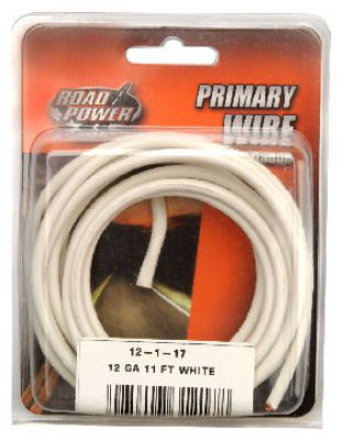 Hardware store usa |  11' WHT 12GA Prim Wire | 55671433 | SOUTHWIRE COMPANY LLC