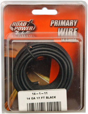 Hardware store usa |  17' BLK 14GA Prim Wire | 55667133 | SOUTHWIRE COMPANY LLC