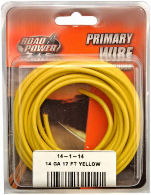 Hardware store usa |  17' YEL 14GA Prim Wire | 55670833 | SOUTHWIRE COMPANY LLC