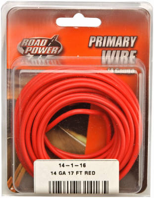 Hardware store usa |  17' RED 14GA Prim Wire | 55669133 | SOUTHWIRE COMPANY LLC