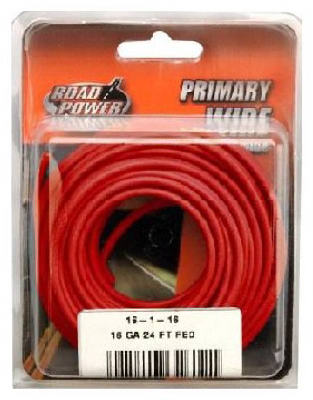 24' RED 16GA Prim Wire