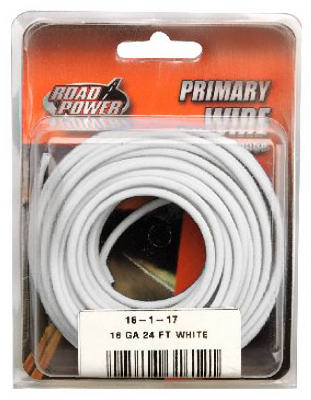 Hardware store usa |  24' WHT 16GA Prim Wire | 55667933 | SOUTHWIRE COMPANY LLC