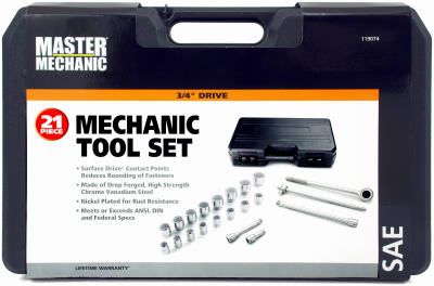 Hardware Store USA | MM 21PC SAE Socket Set