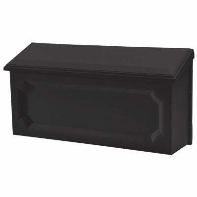 Hardware store usa |  BLK Horiz Poly Mailbox | WMH00BAM | SOLAR GROUP