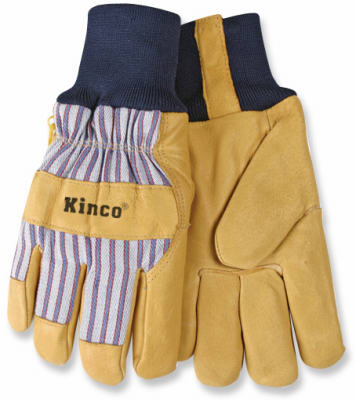 Hardware store usa |  LG Lined Pig Palm Glove | 1927KW-L | KINCO INTERNATIONAL