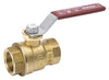 Hardware Store USA | 1-1/4FPT BRS Ball Valve