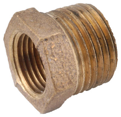 Hardware Store USA | 1/4x1/8 BRS Hex Bushing