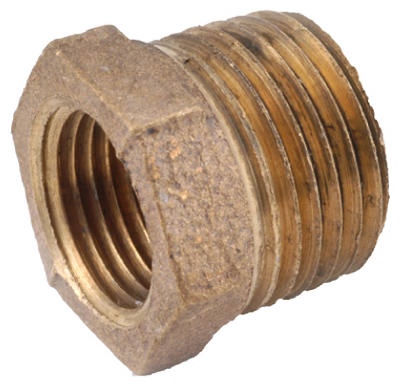 Hardware store usa |  3/8x1/8 BRS Hex Bushing | 738110-0602 | ANDERSON METALS CORP