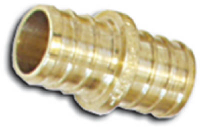 Hardware Store USA | 3/8x3/8BRS Pex Coupling