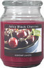 18OZ BLK Cherry Candle