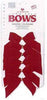 Hardware store usa |  6PK 2Loop RED Velv Bow | 7920 | HOLIDAY TRIM