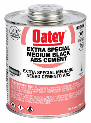 Hardware Store USA | 32OZ BLK MED ABS Cement