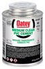 Clear Medium-Bodied PVC Pipe Cement, 8 oz.