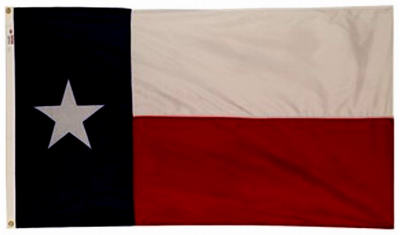 Hardware store usa |  3x5 Nyl Texas Flag | 145260R | ANNIN FLAGMAKERS