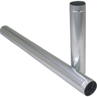 Hardware Store USA | 3x24 26GA Furnace Pipe | Pack Of 10