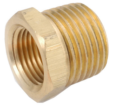 Hardware Store USA | 3/4x1/2 BRS Hex Bushing | Pack Of 5