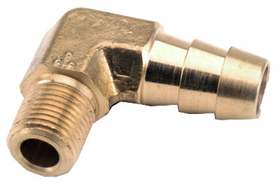 Hardware Store USA | 3/8x1/2MPT Barb Elbow