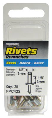 Hardware store usa |  25PK Short STL Rivet | FPC42S | FPC CORPORATION