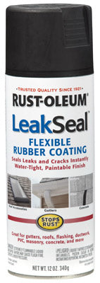 Hardware Store USA | 12OZ BLK LeakSeal Spray