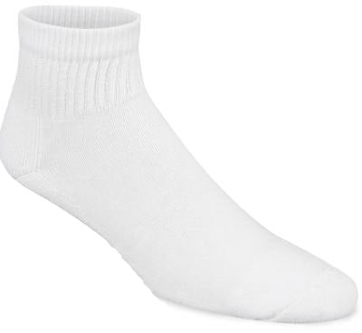 Hardware store usa |  3PK MED WHT QTR Sock | S1168-051-MD | WIGWAM MILLS INC