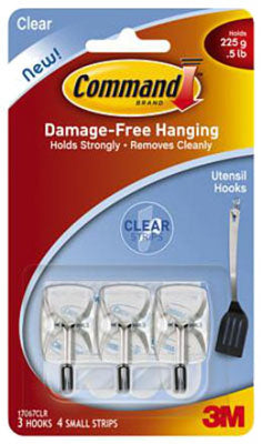 Hardware Store USA | 3PK CLR Wire Hook