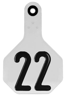 Hardware Store USA | 25PK MED WHT Number Tag