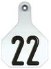 Hardware Store USA | 25PK LG WHT Number Tag