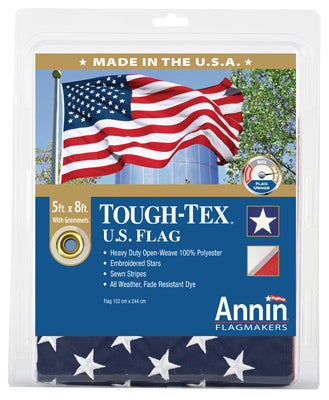 Hardware store usa |  5x8 Tough Tex US Flag | 182008 | ANNIN FLAGMAKERS