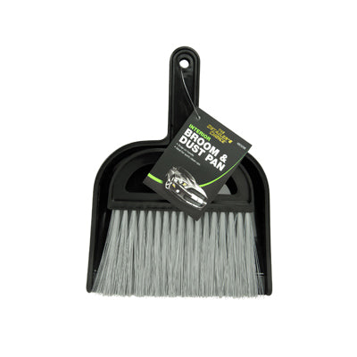 Hardware store usa |  Mini Broom/Dust Pan | 4B3208 | HOPKINS MFG