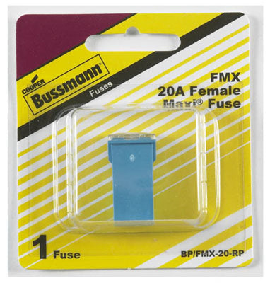 Hardware store usa |  20A BLU Fem Maxi Fuse | BP/FMX-20-RP | COOPER BUSSMANN