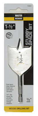 Hardware store usa |  MM 1/2x4 Stub Spade Bit | 158843 | DISSTON COMPANY